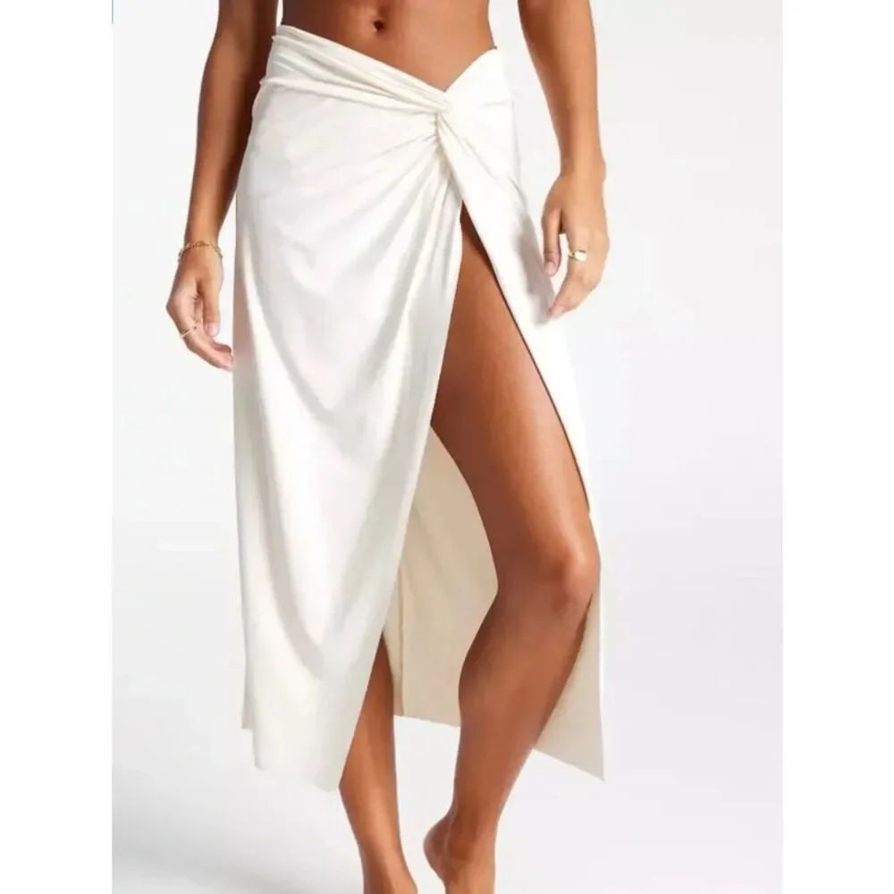 NWT CALIA High Waisted Twisted Knot Sarong | Size XL